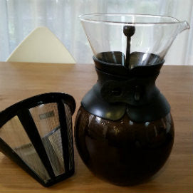 pour over filter coffee made at home