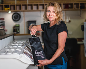 Nicole Kennedy, coffee specialist at La Casa del Caffe