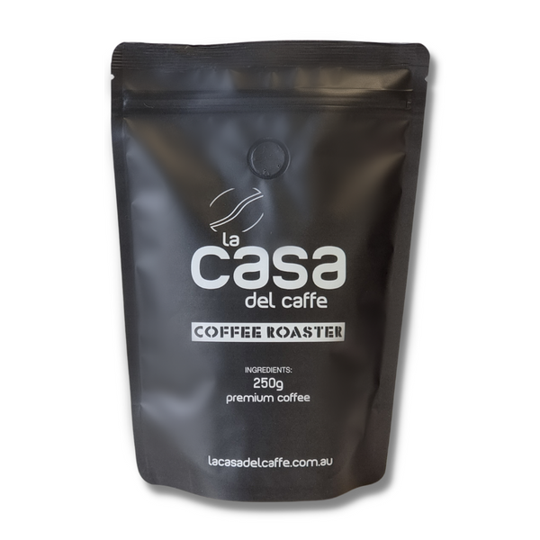 la Casa del Caffe's Italian Blend is a strong and pure Italian style coffee.