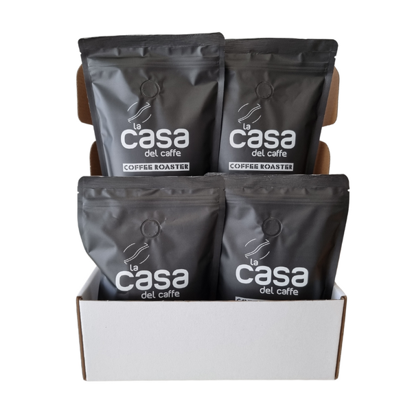 Latino Specialty Coffee Sampler is a collection of Central and South American coffees to try. From Colombia, Brasil, Honduras and Mexico.