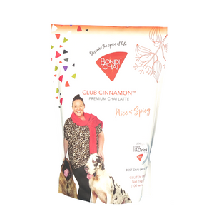Bondi Chai, Premium Chai Latte, Club Cinnamon, Gluten Free