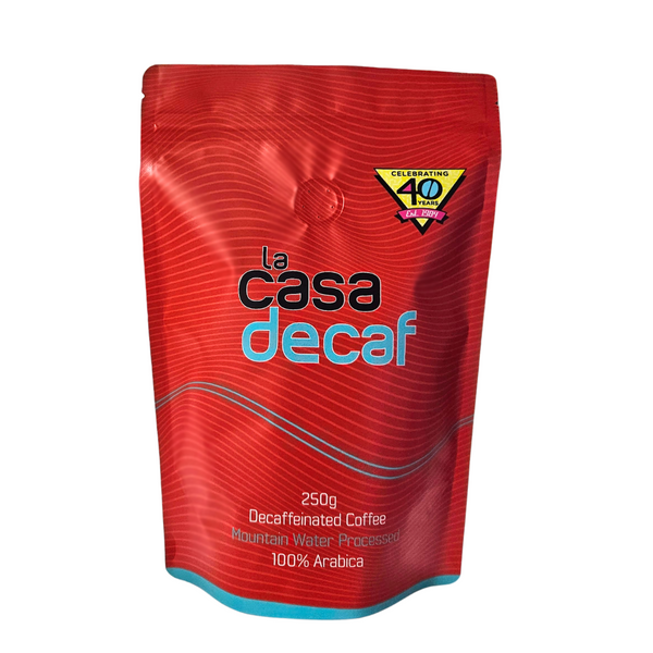 Decaf, Decaffeinated Coffee, Mountain Water Processed, 100% Arabica