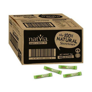 Natvia is made from Stevia  and erythritol 100% natural GMO-free